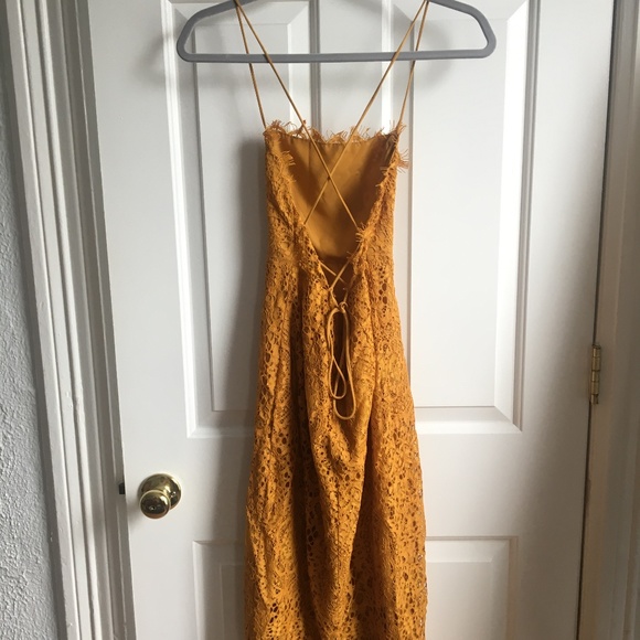 ASOS Crochet Dress w/ Cross back - Picture 2 of 3
